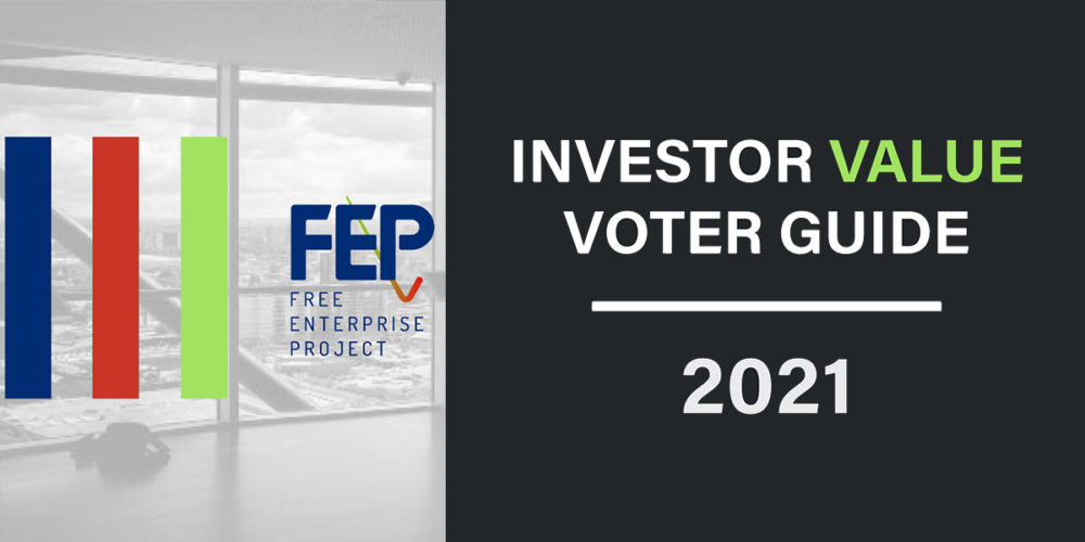 Investor Value Voter Guide 2021