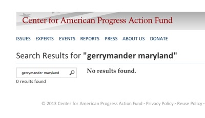 CenterforAmericanProgressGerrymanderMaryland012513