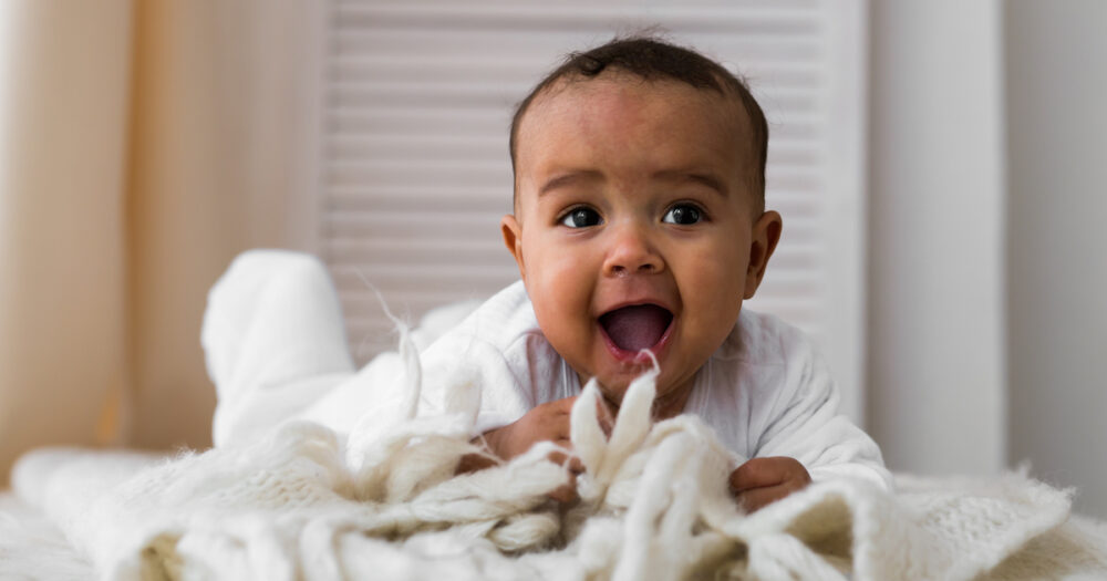 black baby happy because abortion overturned