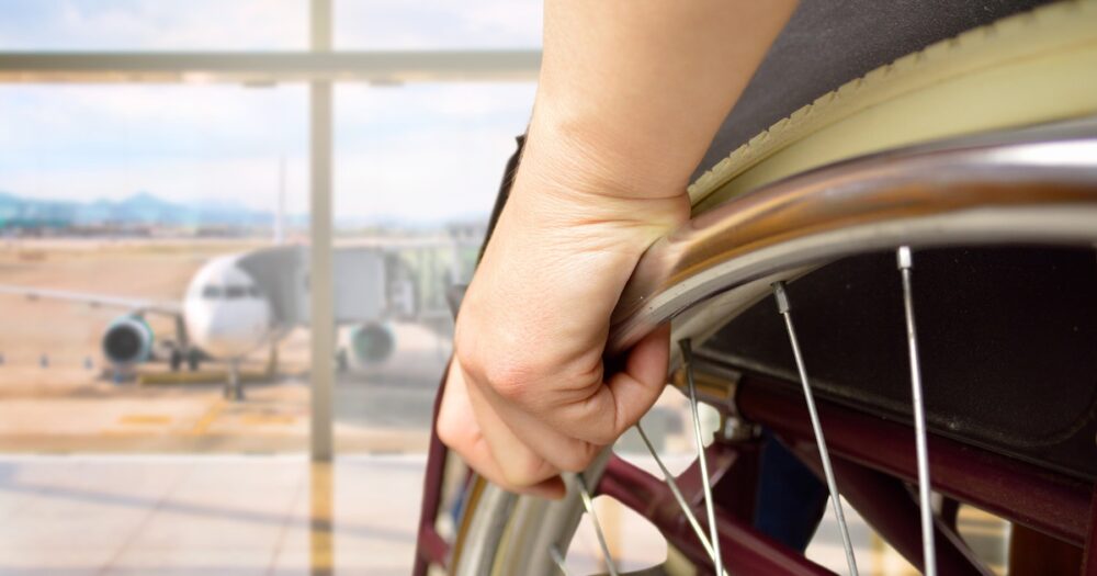 airplane airport travel wheelchair disabilities disability