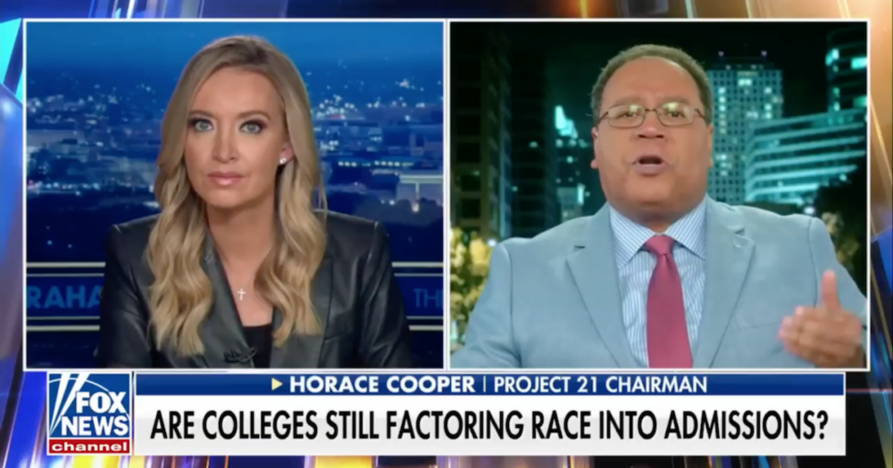Horace Cooper discusses affirmative action on Fox News