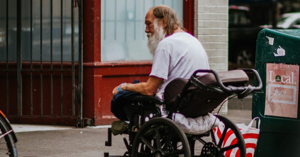 wheelchair disability homeless poverty