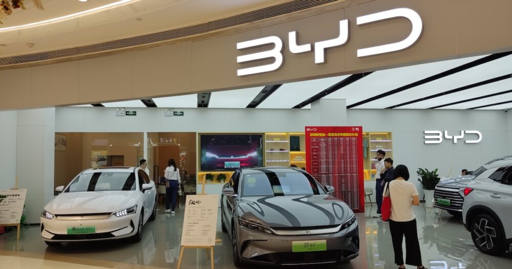 BYD electric vehicles China