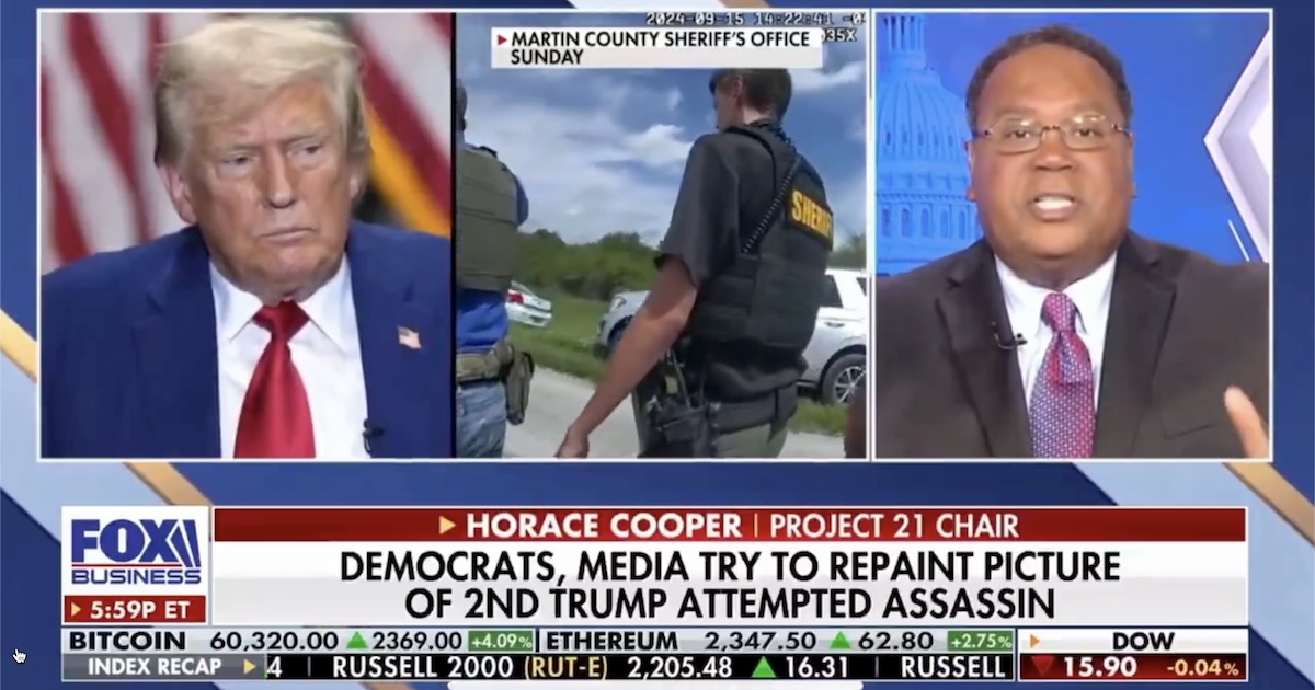 Horace Cooper Trump Assassination Fox Business
