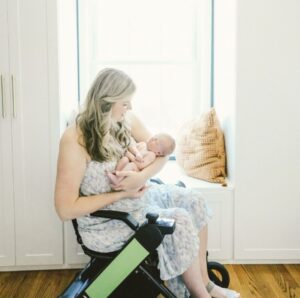 Rachel Barkley and Baby