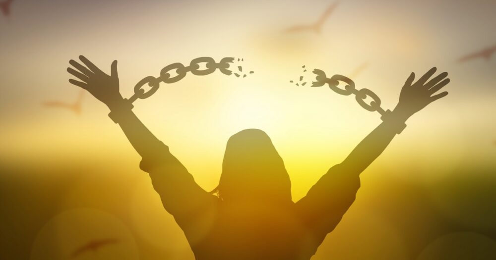 freedom shackles chains