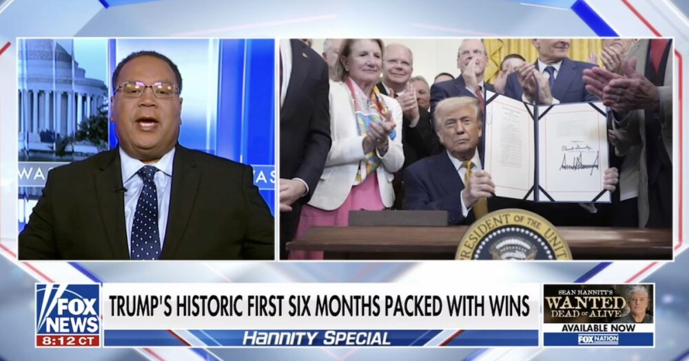 Horace Cooper Trump Winning Hannity Fox News