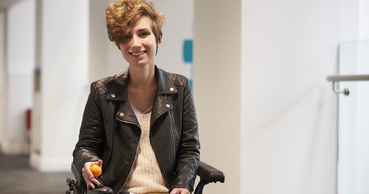 teen wheelchair student disability