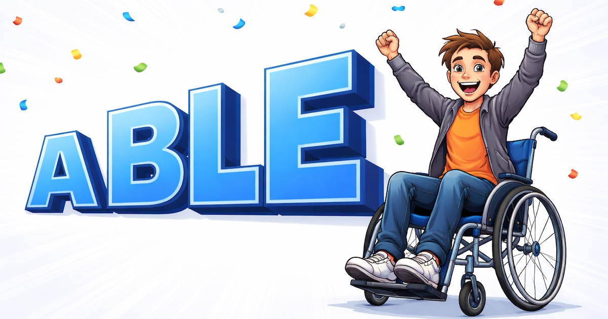 Able Accounts expanding wheelchair joy