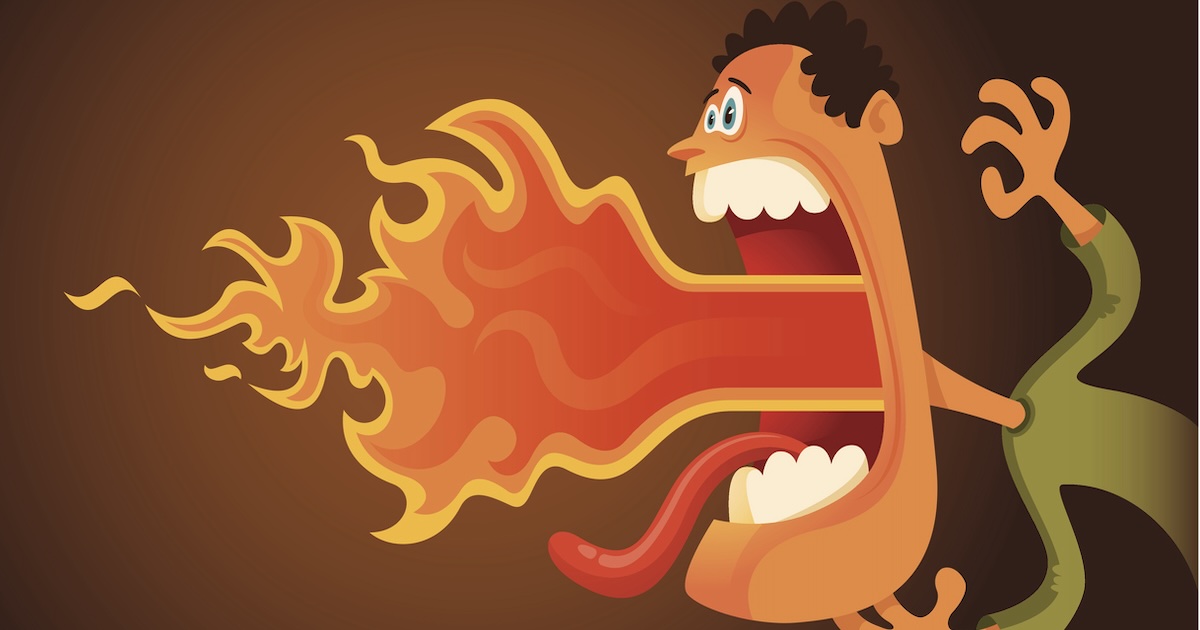fire breathe lies hate
