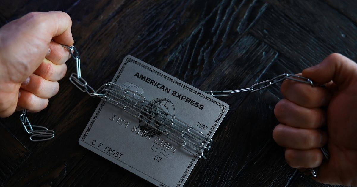 American Express chained hijacked AmEx