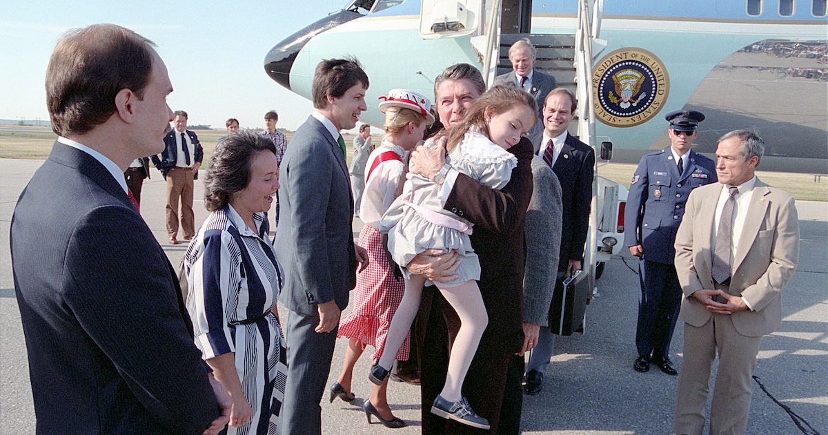 President Reagan meets Katie Beckett