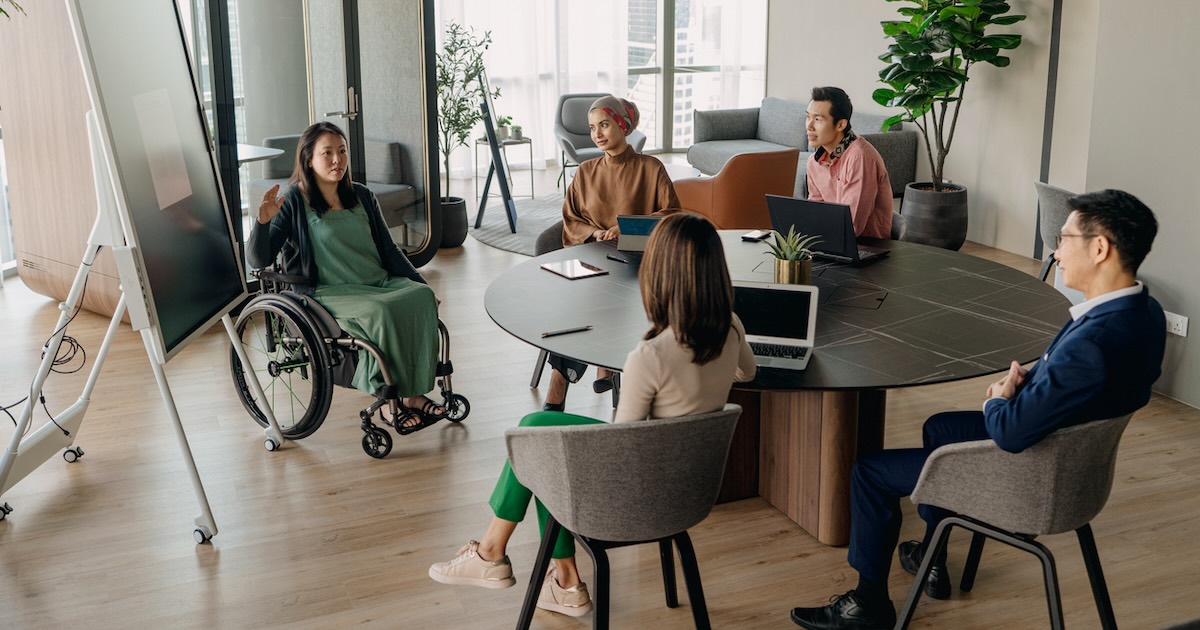 wheelchair discussion cooperation disability