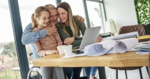 telework remote work wheelchair disability family